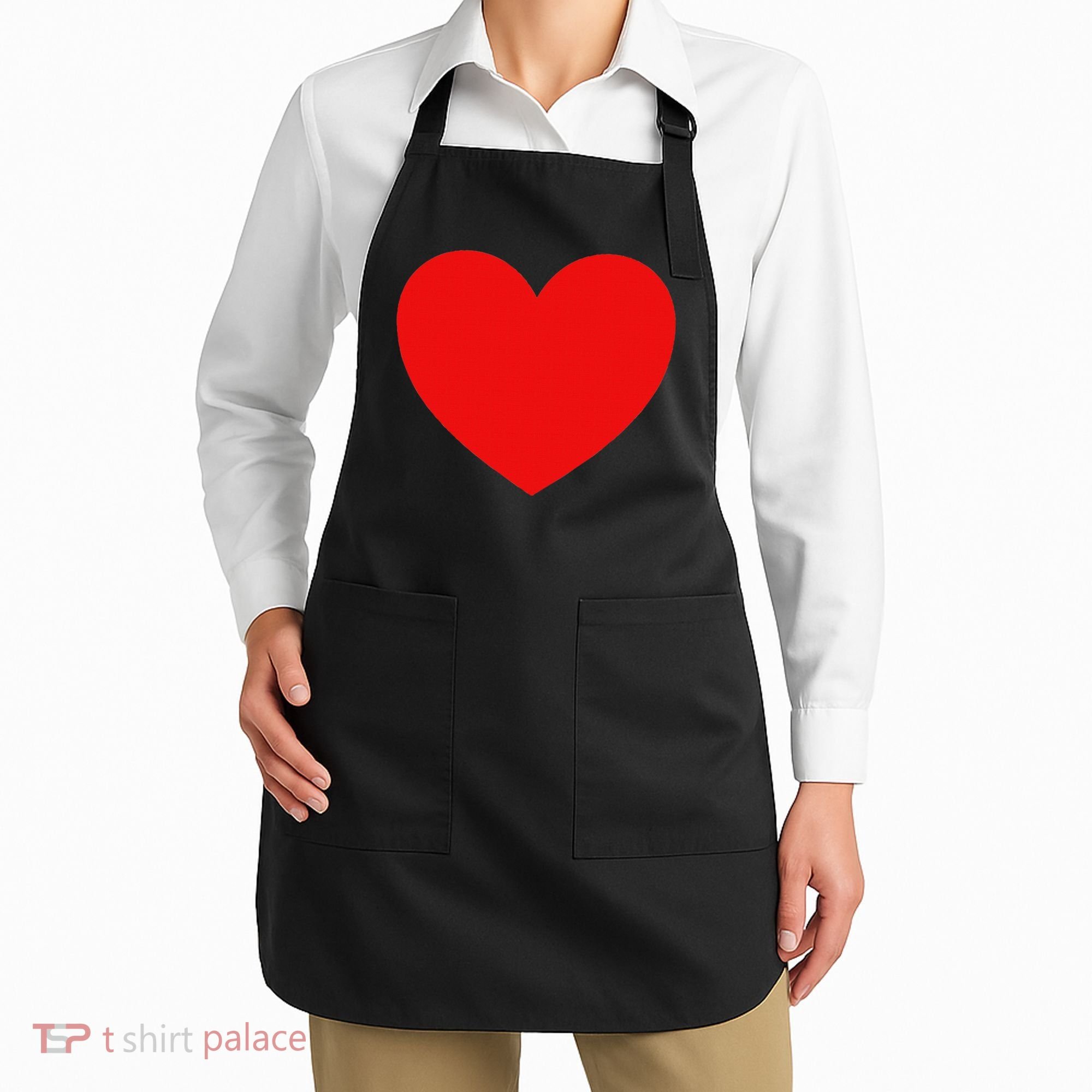 Heart Valentines Day Graphic Novelty Love Heart Apron