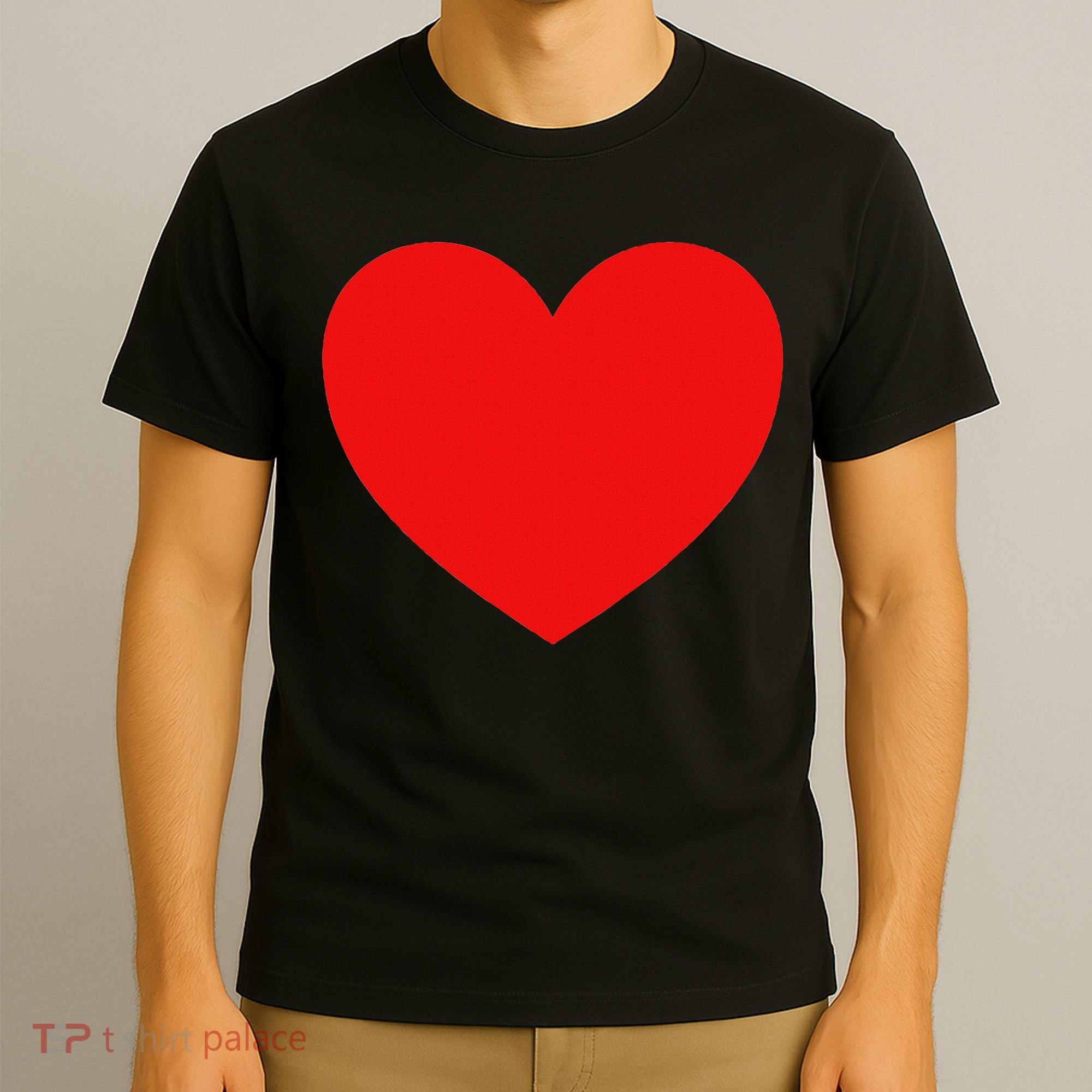 Heart Valentines Day Graphic Novelty Love Heart T-Shirt