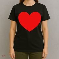 Heart Valentines Day Graphic Novelty Love Heart T-Shirt thumb 4