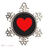 Heart Valentines Day Graphic Novelty Love Heart Ornament thumb 0