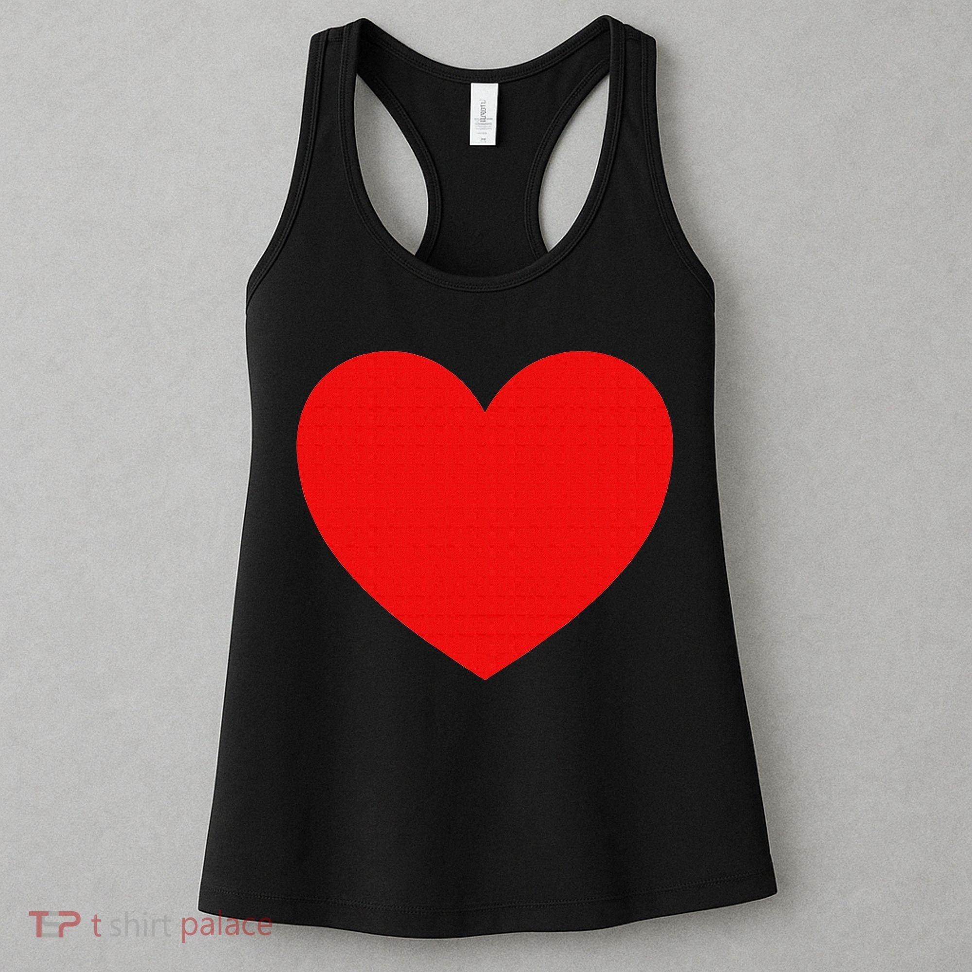Heart Valentines Day Graphic Novelty Love Heart Women's Tank Top