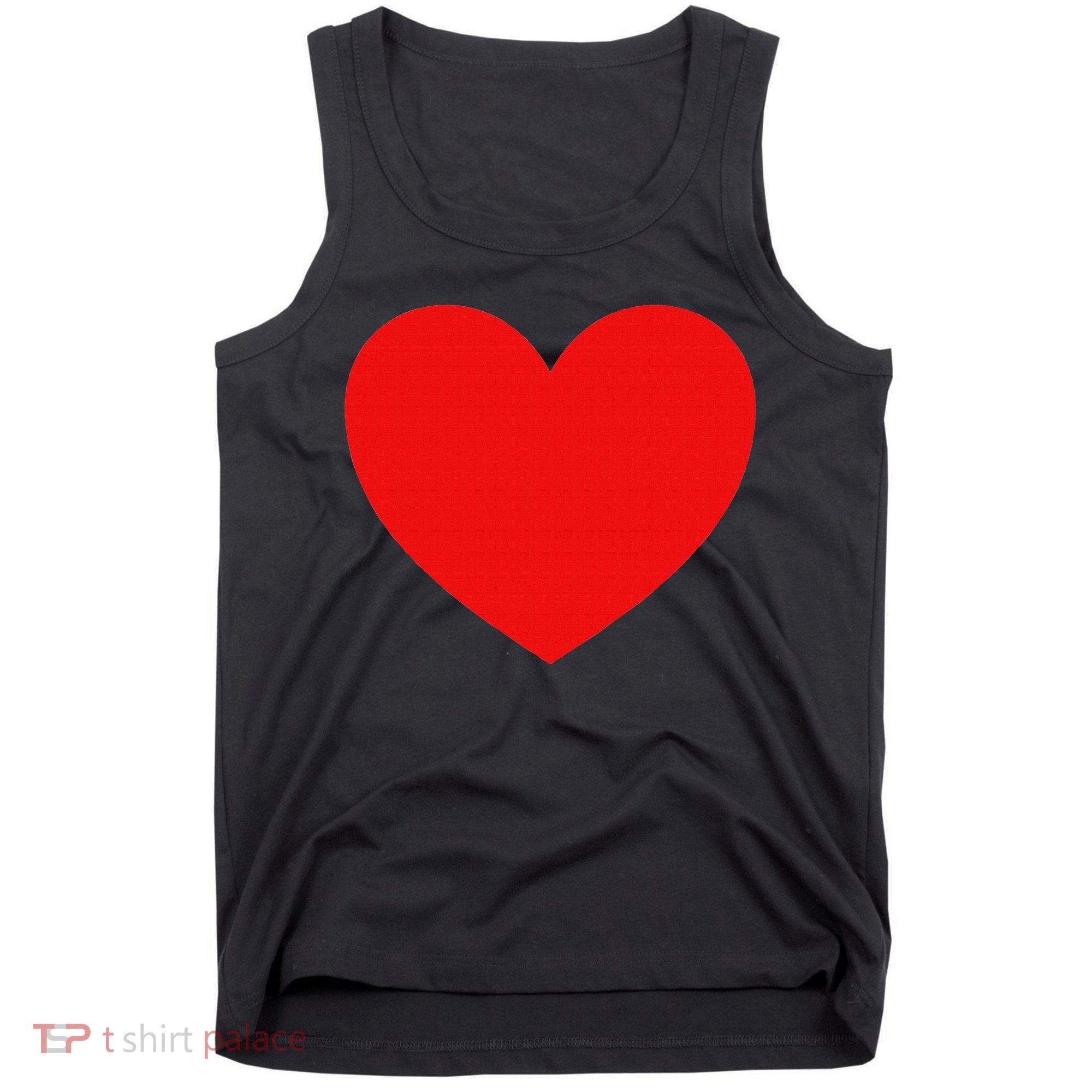 Heart Valentines Day Graphic Novelty Love Heart Tank Top