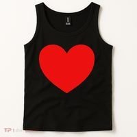 Heart Valentines Day Graphic Novelty Love Heart Tank Top thumb 2