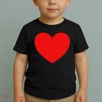 Heart Valentines Day Graphic Novelty Love Heart Toddler T-Shirt thumb 2