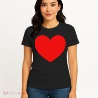 Heart Valentines Day Graphic Novelty Love Heart Women's T-Shirt thumb 4