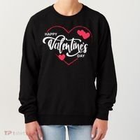 Happy Valentines Day Heart Cute Gift Women's Sweatshirt thumb 0