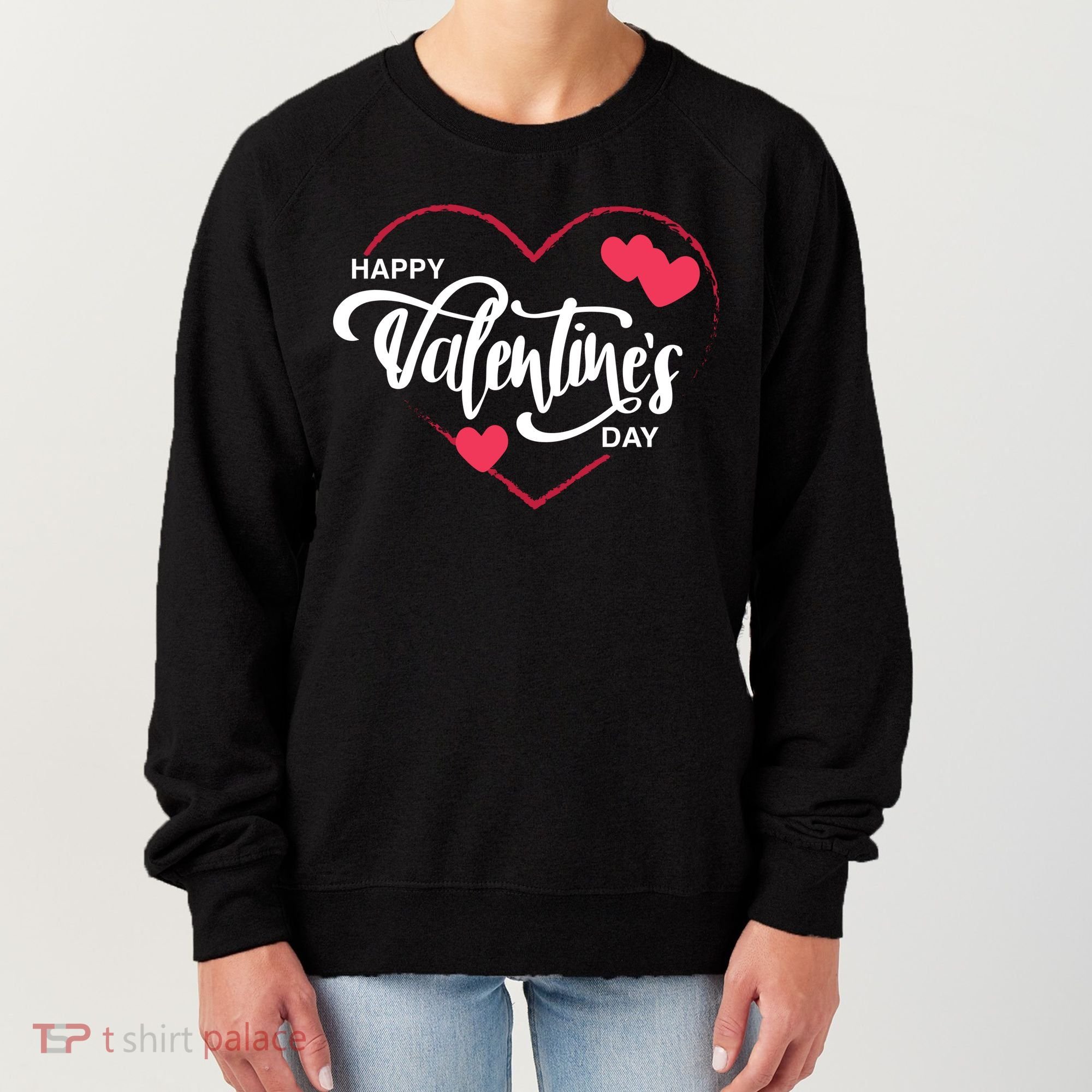 Happy Valentines Day Heart Cute Gift Women's Sweatshirt