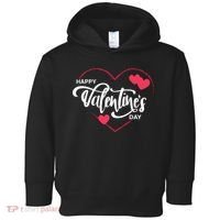 Happy Valentines Day Heart Cute Gift Toddler Hoodie thumb 0