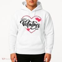 Happy Valentines Day Heart Cute Gift Hoodie thumb 2