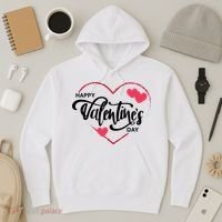Happy Valentines Day Heart Cute Gift Hoodie thumb 3