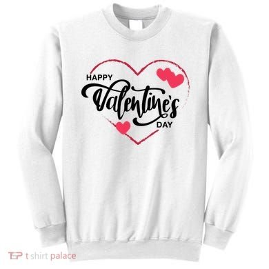 Happy Valentines Day Heart Cute Gift Sweatshirt