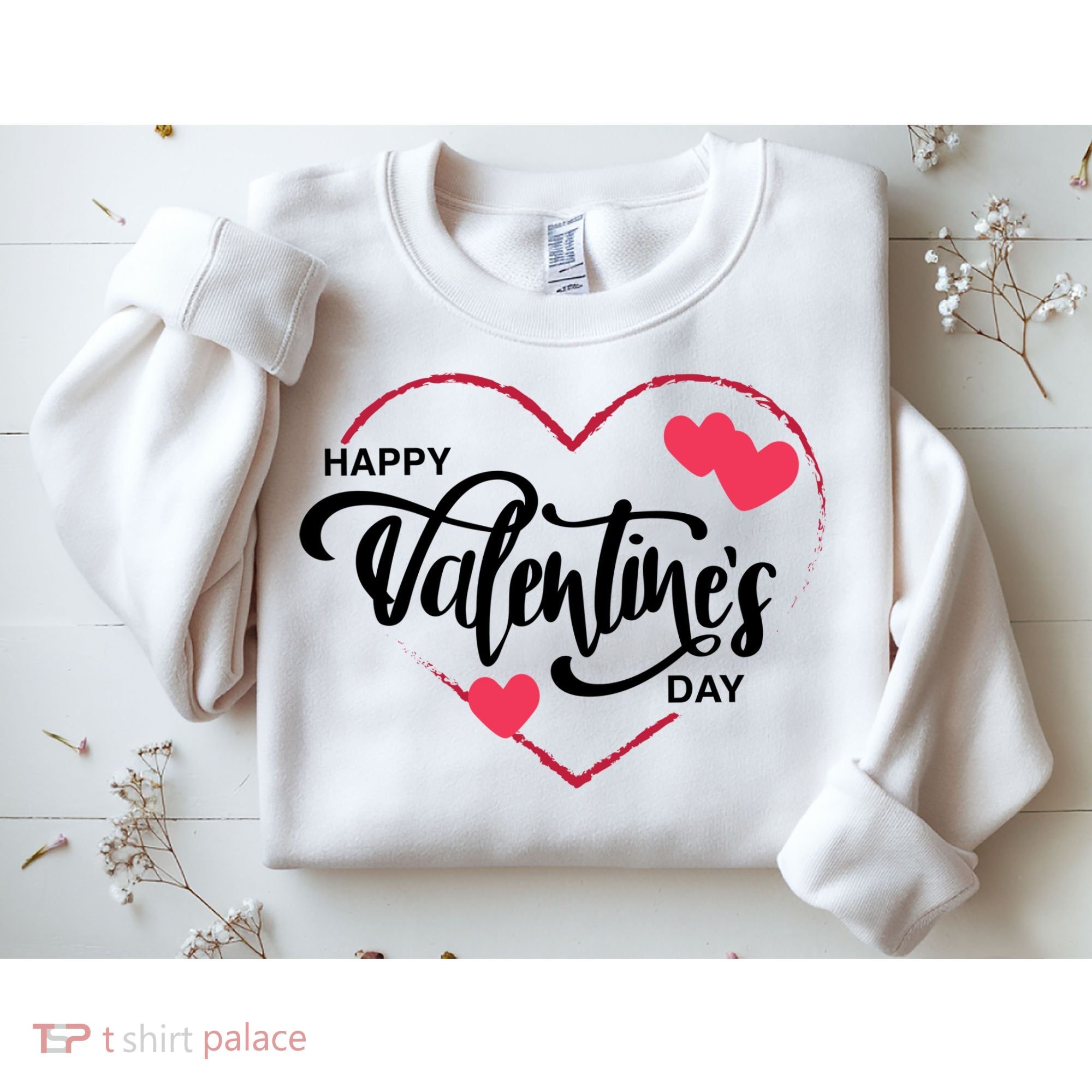 Happy Valentines Day Heart Cute Gift Sweatshirt