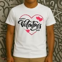 Happy Valentines Day Heart Cute Gift T-Shirt thumb 3