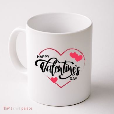 Happy Valentines Day Heart Cute Gift Coffee Mug