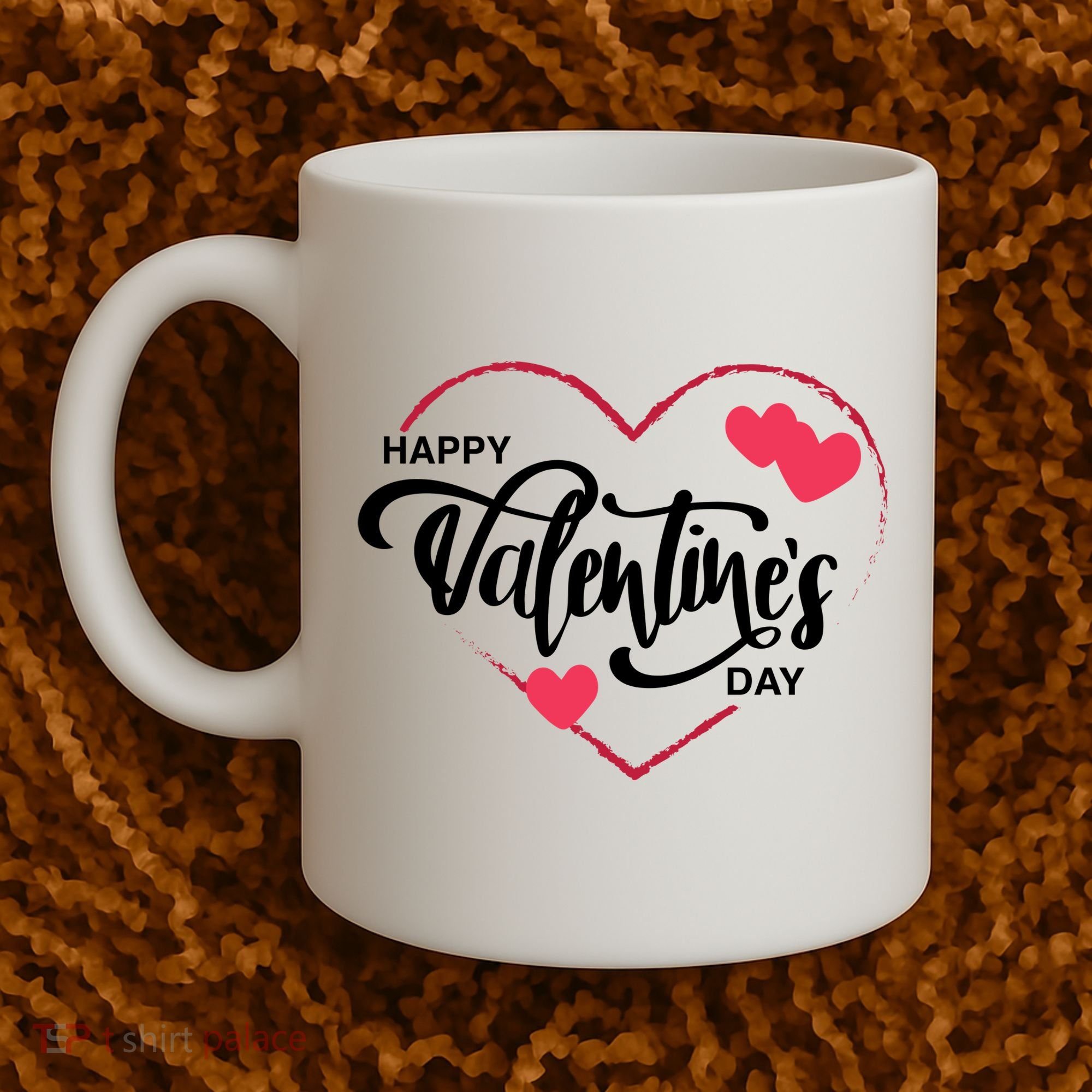 Happy Valentines Day Heart Cute Gift Coffee Mug
