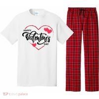 Happy Valentines Day Heart Cute Gift Pajama Set thumb 0