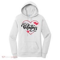 Happy Valentines Day Heart Cute Gift Women's Hoodie thumb 0