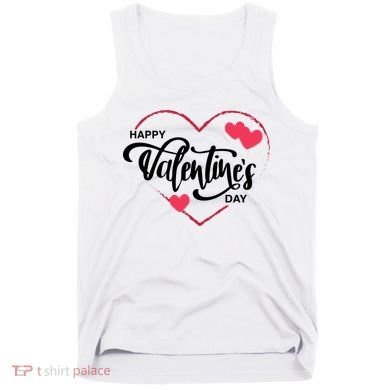 Happy Valentines Day Heart Cute Gift Tank Top