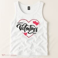 Happy Valentines Day Heart Cute Gift Tank Top thumb 2