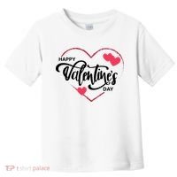 Happy Valentines Day Heart Cute Gift Toddler T-Shirt thumb 0