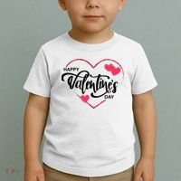 Happy Valentines Day Heart Cute Gift Toddler T-Shirt thumb 2