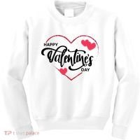 Happy Valentines Day Heart Cute Gift Kids Sweatshirt thumb 0