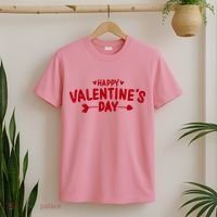 Happy Valentines Day Cute Holiday Gift T-Shirt thumb 2