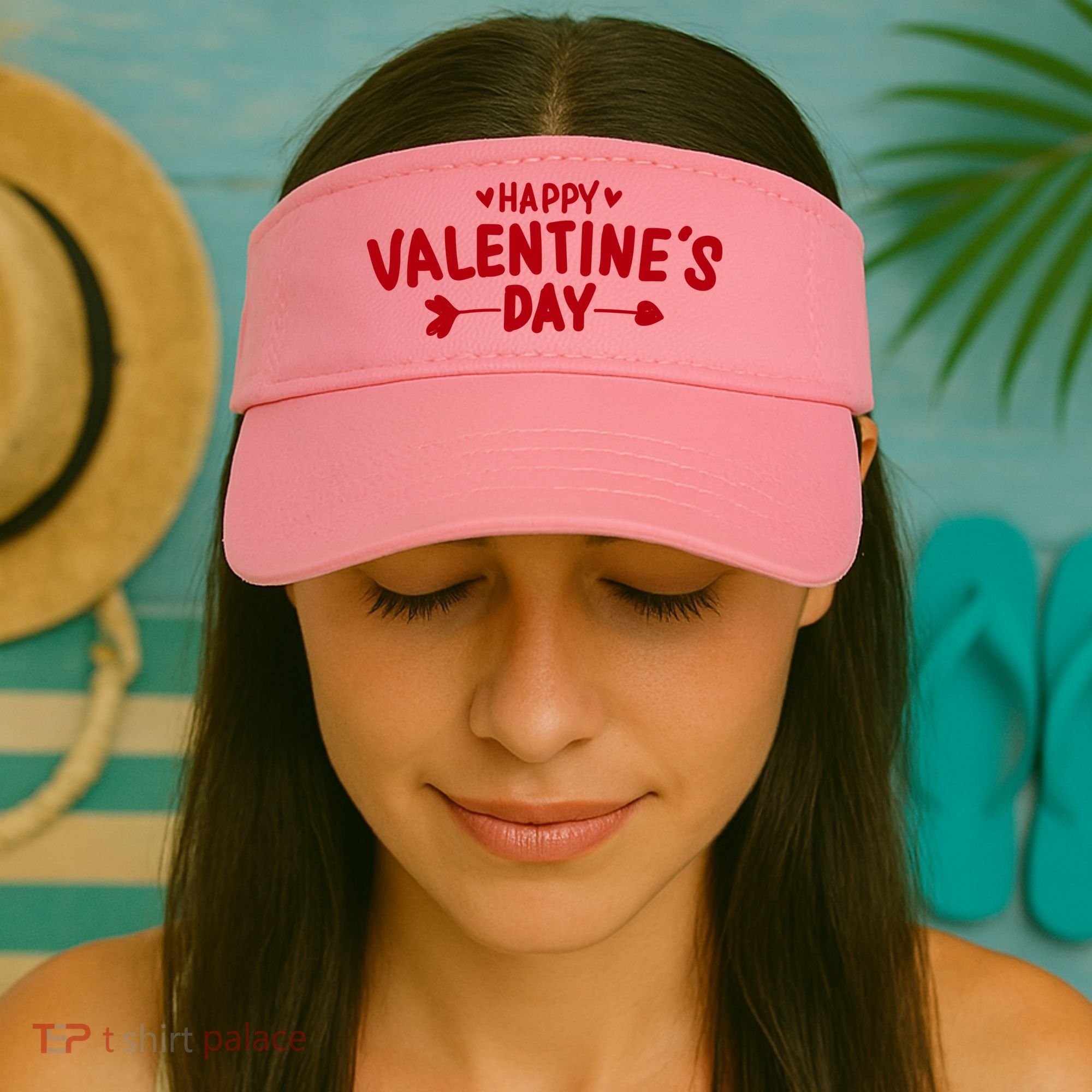 Happy Valentines Day Cute Holiday Gift Visor