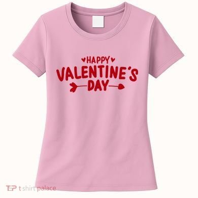 Happy Valentines Day Cute Holiday Gift Women's T-Shirt