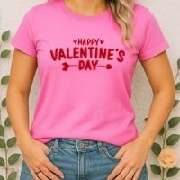 Happy Valentines Day Cute Holiday Gift Women's T-Shirt thumb 2