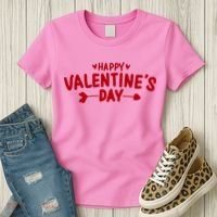 Happy Valentines Day Cute Holiday Gift Women's T-Shirt thumb 3