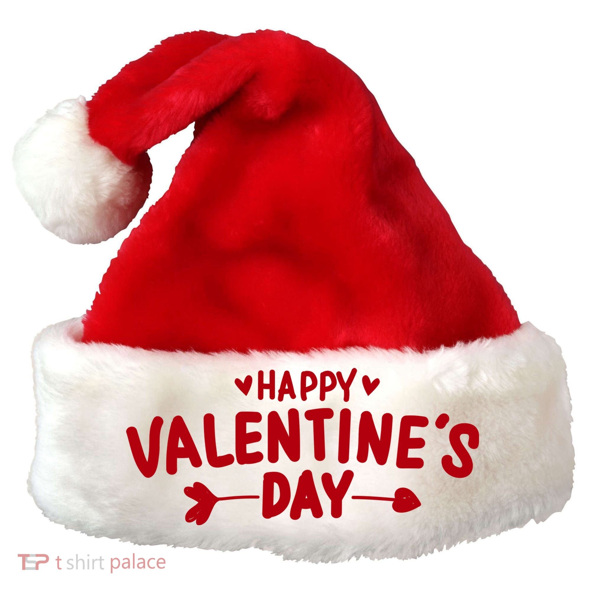 Happy Valentines Day Cute Holiday Gift Santa Hat
