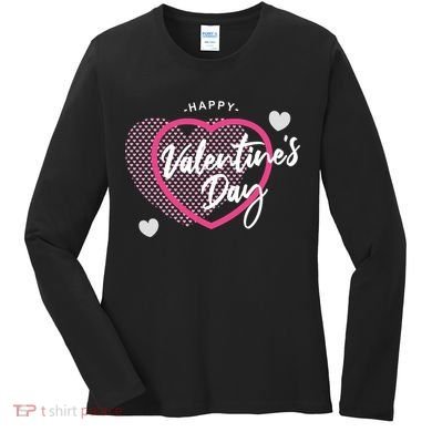 Happy Valentine's Day Women's Long Sleeve Shirt