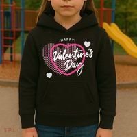 Happy Valentine's Day Kids Hoodie thumb 3