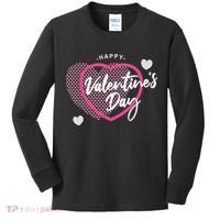 Happy Valentine's Day Kids Long Sleeve Shirt thumb 0