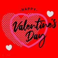 Happy Valentine's Day Santa Hat thumb 1