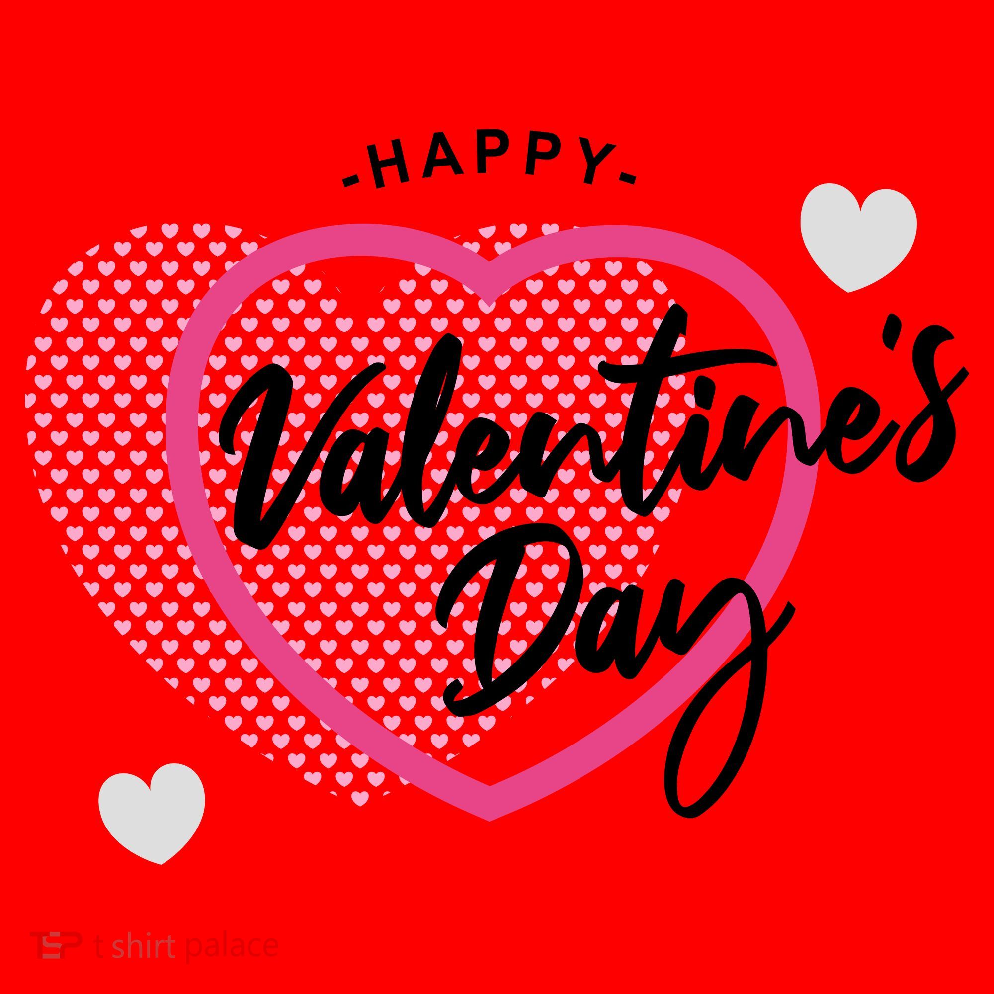 Happy Valentine's Day Santa Hat