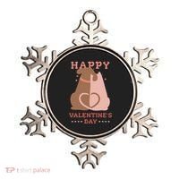 Happy Valentines Day Dog Tail Heart Ornament thumb 0