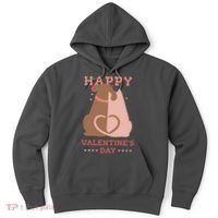 Happy Valentines Day Dog Tail Heart Hoodie thumb 0