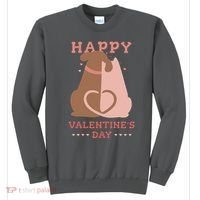 Happy Valentines Day Dog Tail Heart Sweatshirt thumb 0