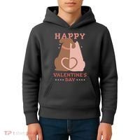 Happy Valentines Day Dog Tail Heart Kids Hoodie thumb 4