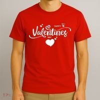 Happy Valentines Day Cute Romantic T-Shirt thumb 3