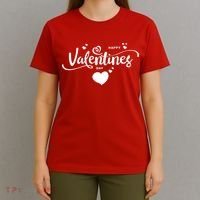 Happy Valentines Day Cute Romantic T-Shirt thumb 4