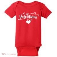 Happy Valentines Day Cute Romantic Baby Bodysuit thumb 0