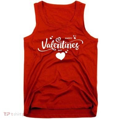 Happy Valentines Day Cute Romantic Tank Top