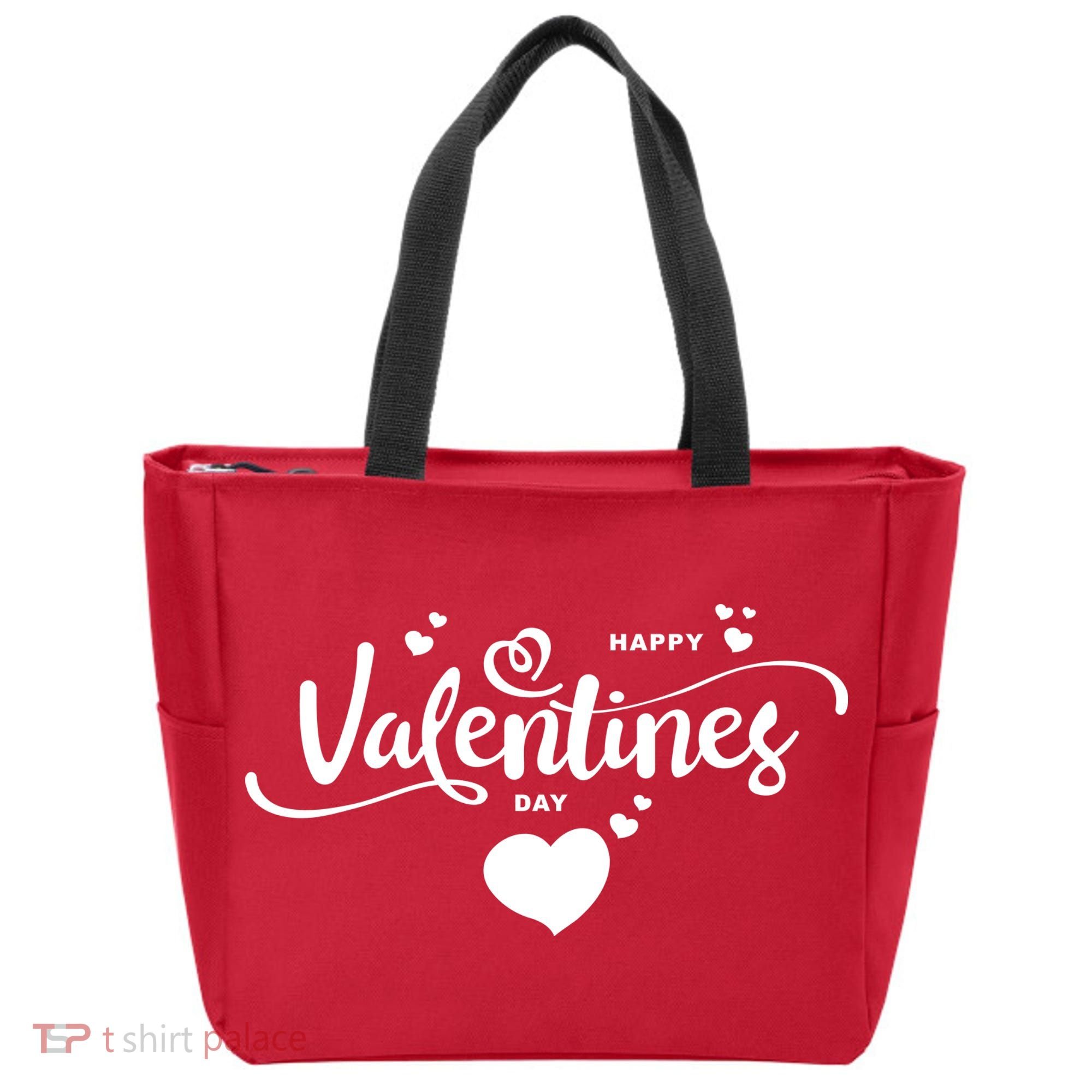 Happy Valentines Day Cute Romantic Tote Bag