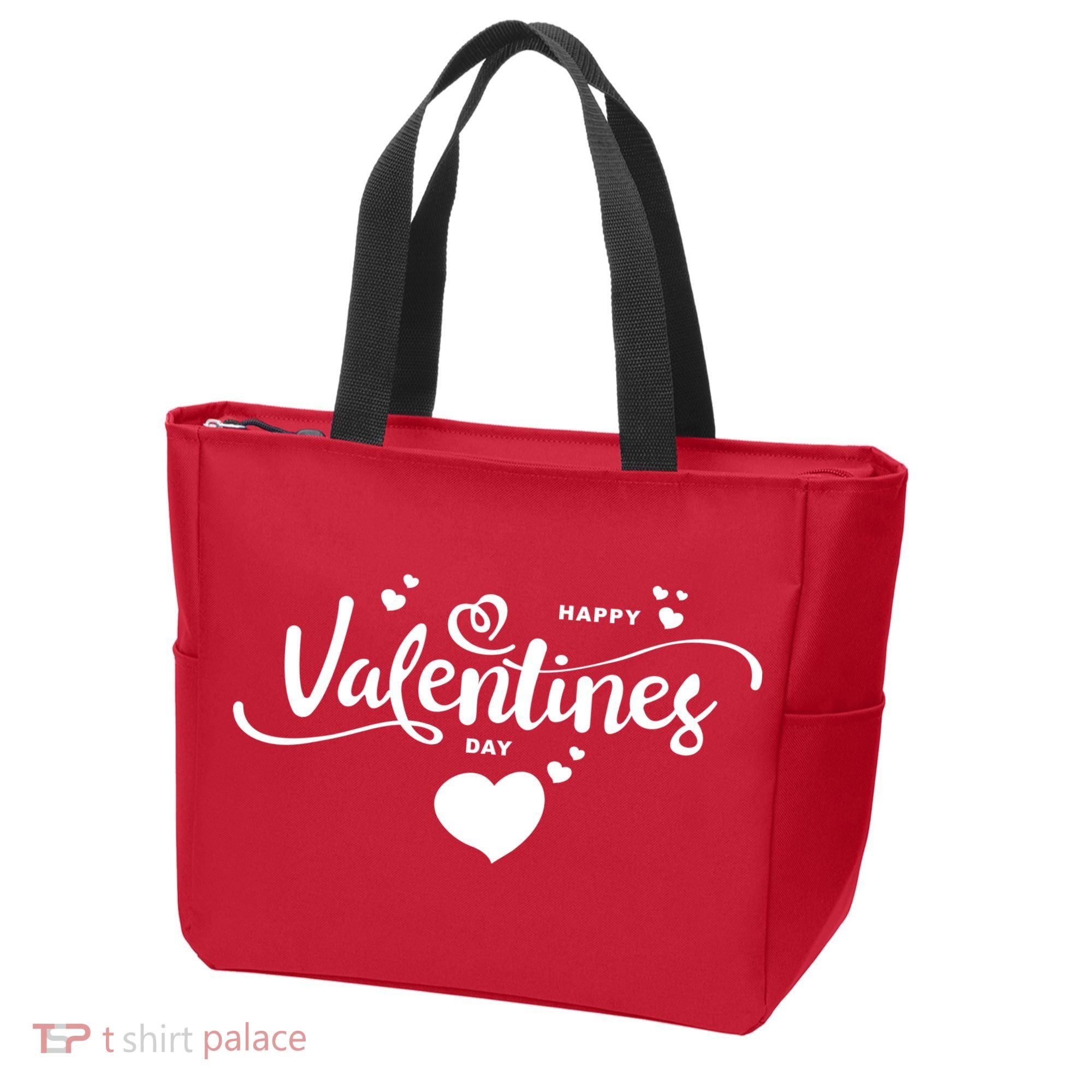 Happy Valentines Day Cute Romantic Tote Bag