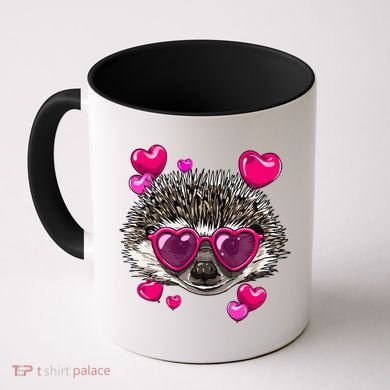 Hedgehog Valentines Day Heart Love Couples Hedgehog Lover Cool Gift Coffee Mug