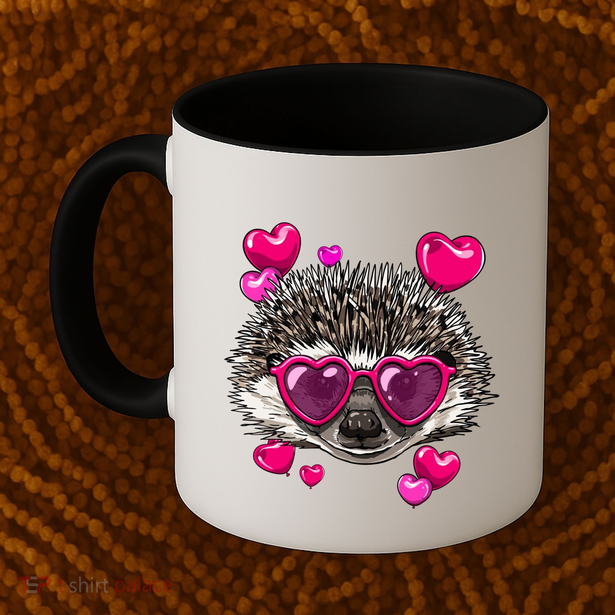 Hedgehog Valentines Day Heart Love Couples Hedgehog Lover Cool Gift Coffee Mug