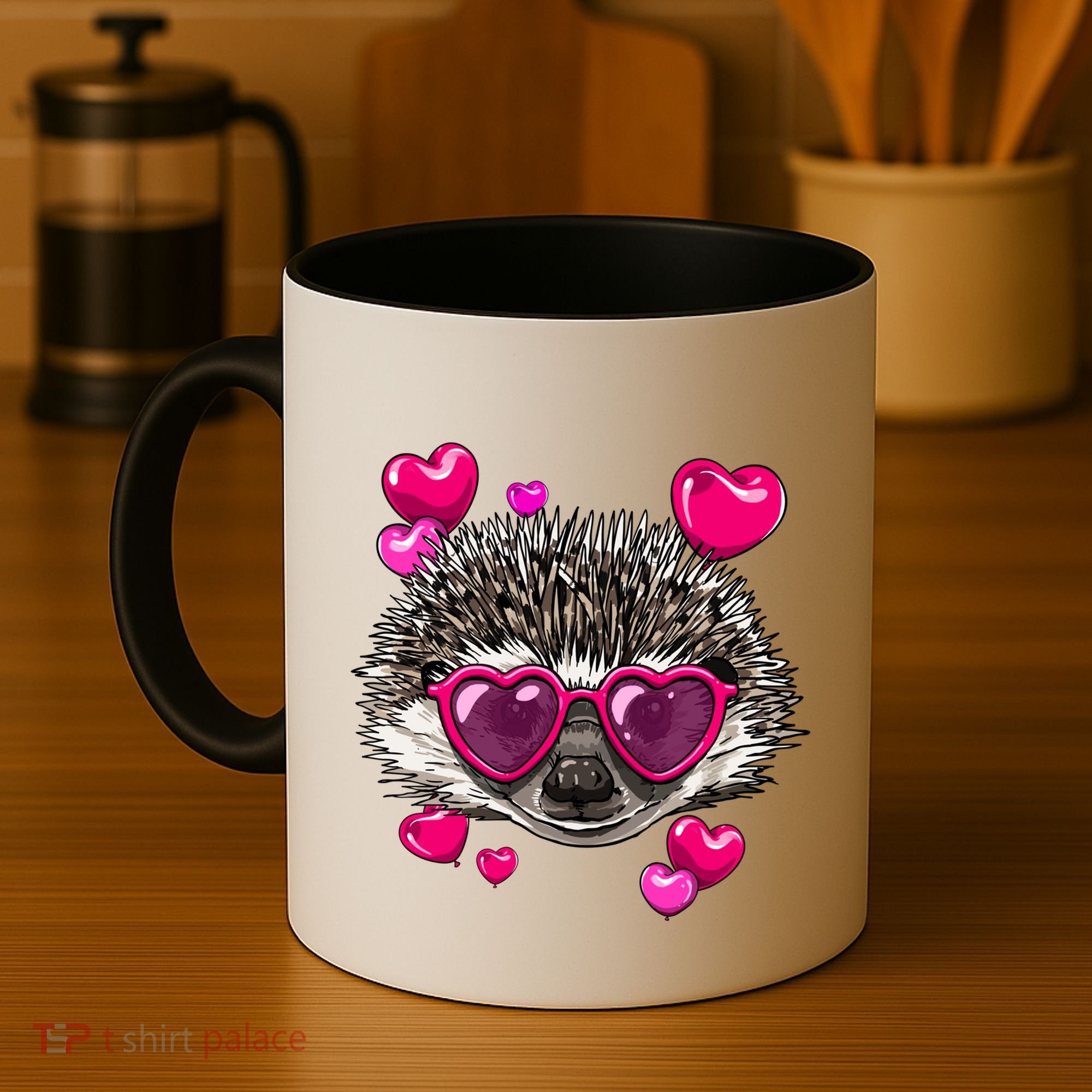 Hedgehog Valentines Day Heart Love Couples Hedgehog Lover Cool Gift Coffee Mug